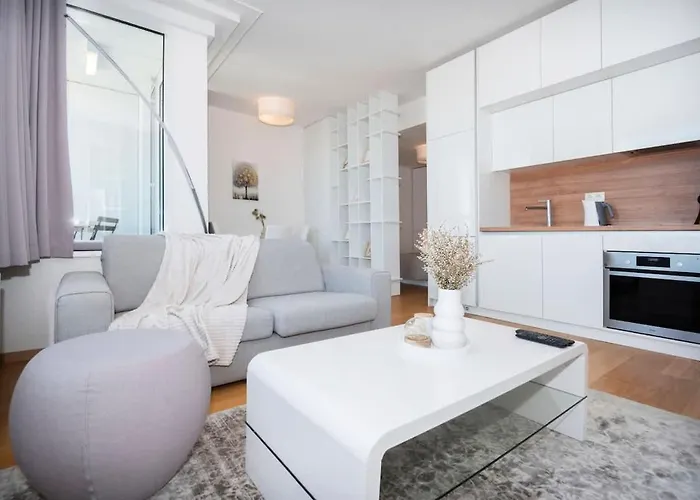 Apartmán Luxury 1bdrm On The 28th Floor Bratislava